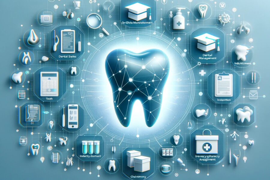 DALL·E+2024-03-10+20.50.53+-+A+background+image+for+a+website+dedicated+to+a+Dental+Information+Archival+System,+using+only+symbols+to+represent+its+key+features_+electronic+denta